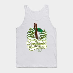 Sundance Mountain Utah Ski logo Tank Top